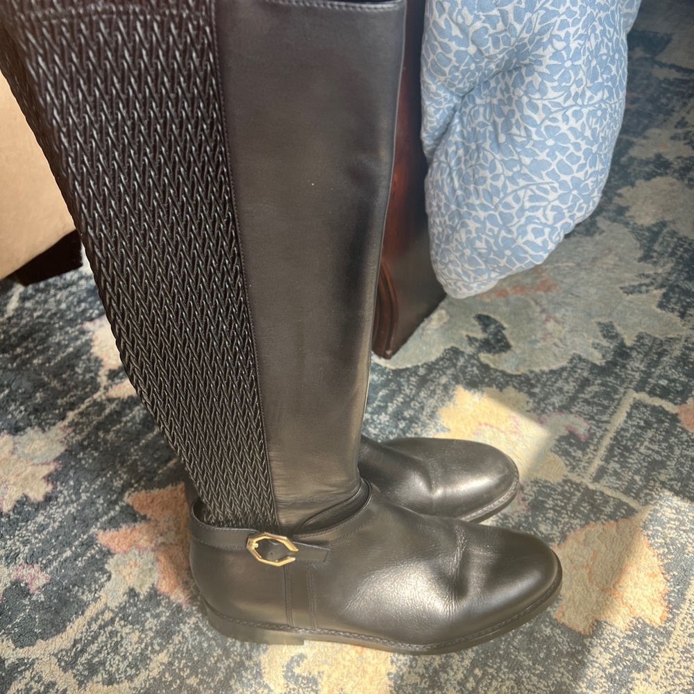 Cole Haan Elegant Black Riding Boots